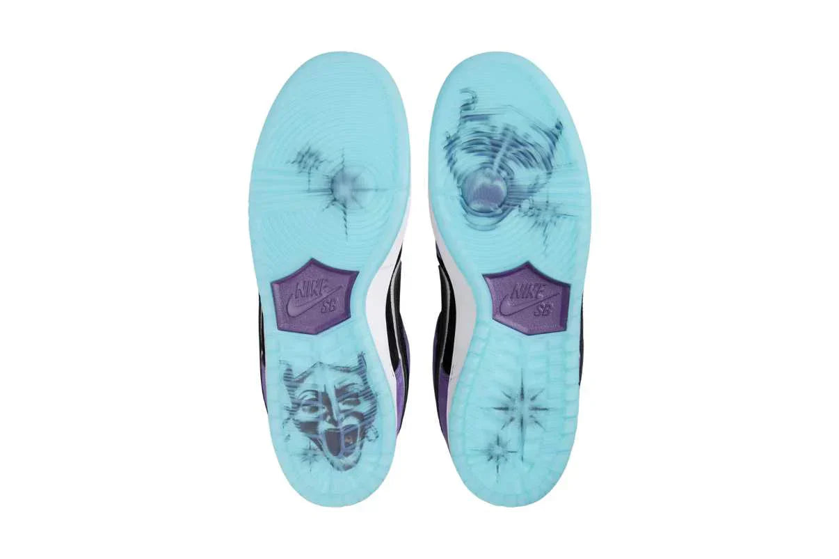 Nike SB Dunk Low Pro x Hayley Wilson Black and Court Purple