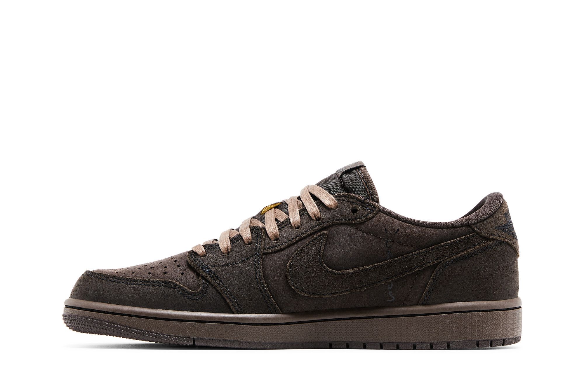Air Jordan 1 Low Og Sp x Travis Scott Velvet Brown