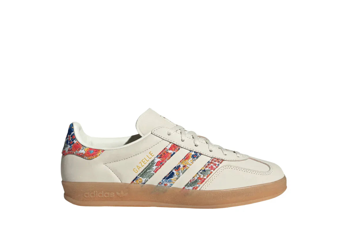 Adidas Gazelle Indoor Liberty London Floral Embroidery Stripes Multi-Color