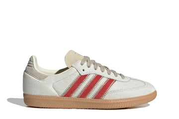 Adidas Samba OG Pony Hair Wonder Beige Better Scarlet