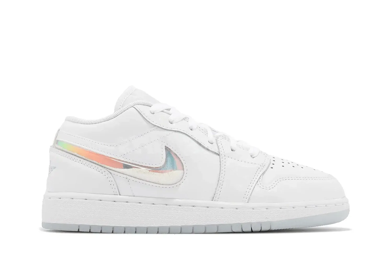 Air Jordan 1 Low Se "Glitter Swoosh" Branco