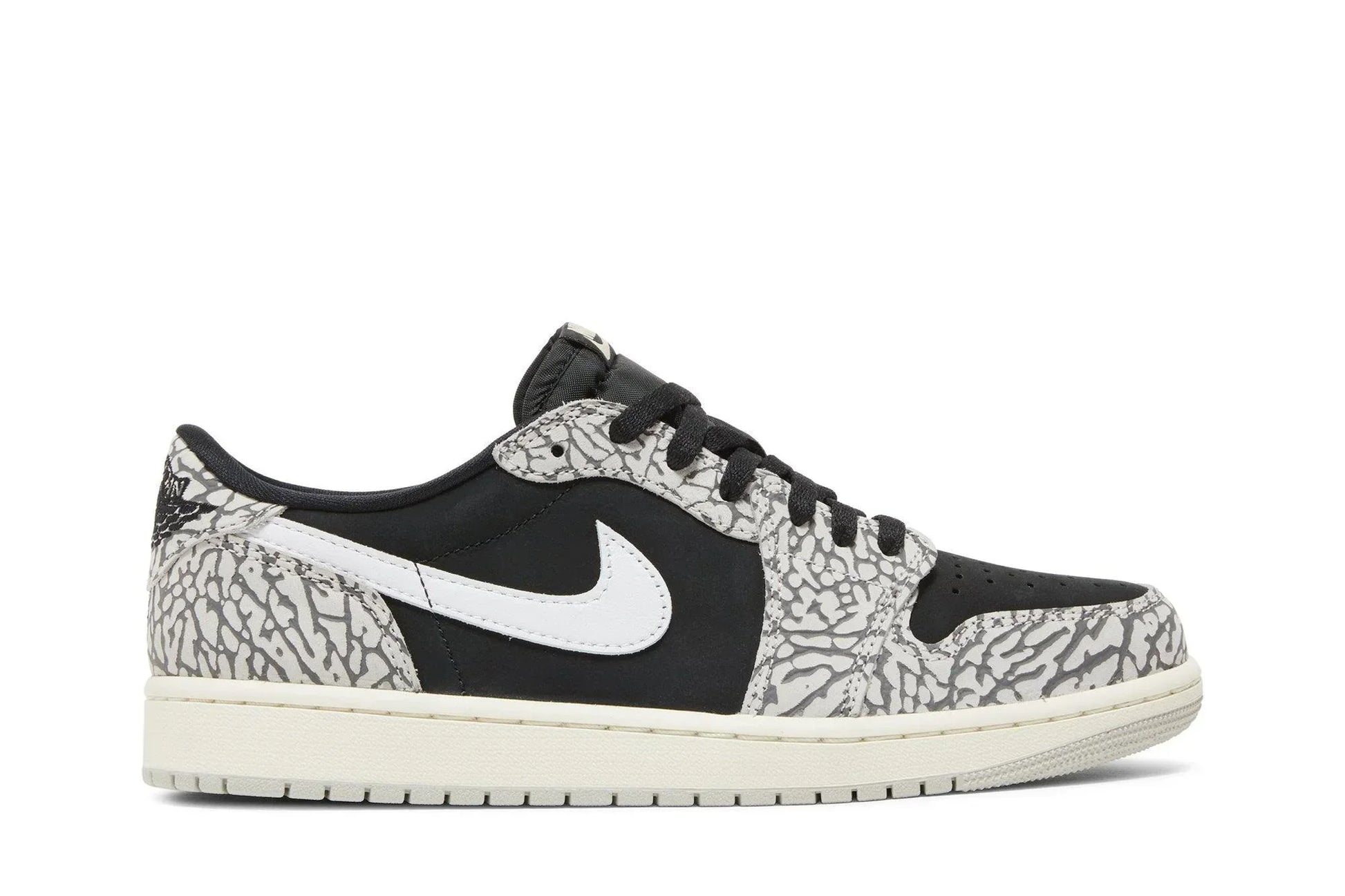 Air Jordan 1 Retro Low OG 'Black Cement' Preto