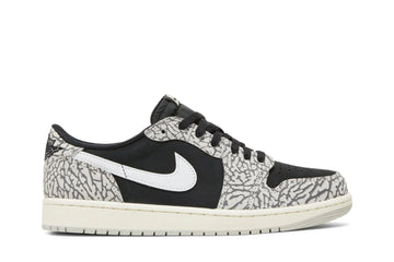 Air Jordan 1 Retro Low OG 'Black Cement' Preto