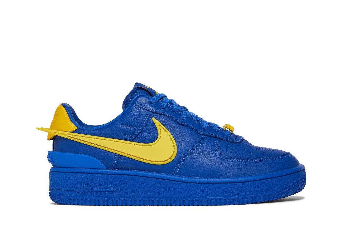 Ambush x Nike Air Force 1 Low Game Royal and Vivid Sulphur Azul