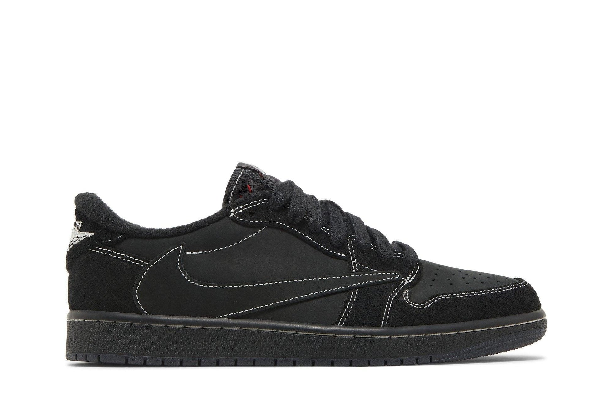 Travis Scott x Air Jordan 1 Low OG SP 'Black Phantom' Preto
