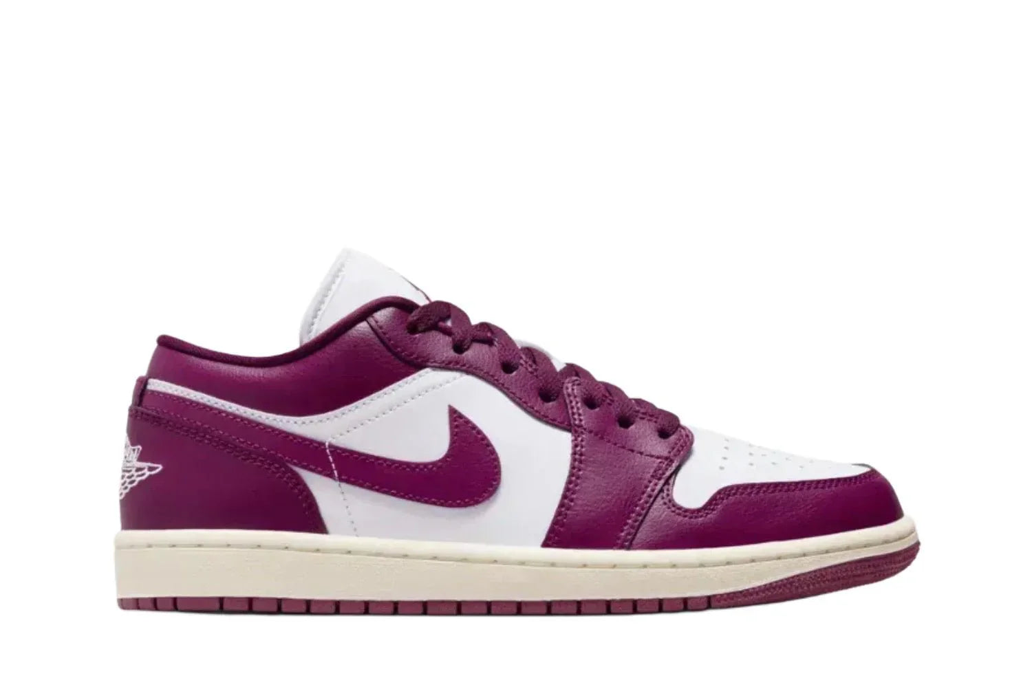 ir Jordan 1 Low Bordeaux Roxo