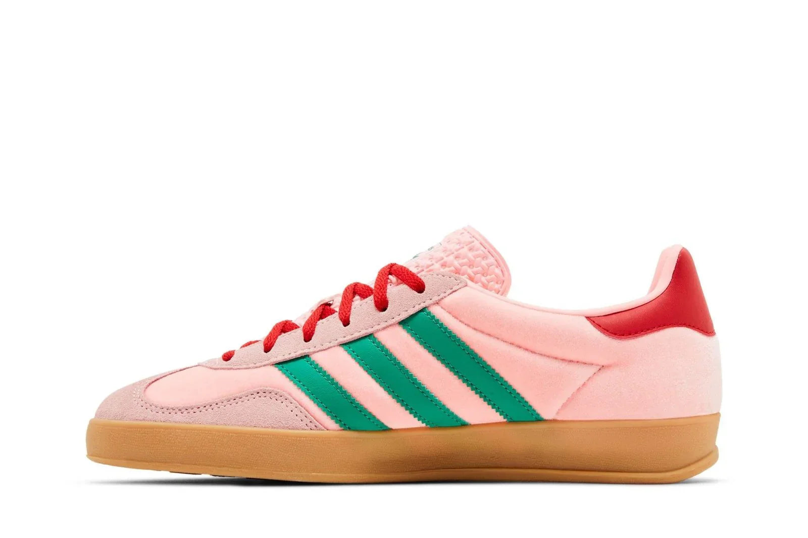 Adidas Gazelle Indoor Court Green Glow Pink Gum