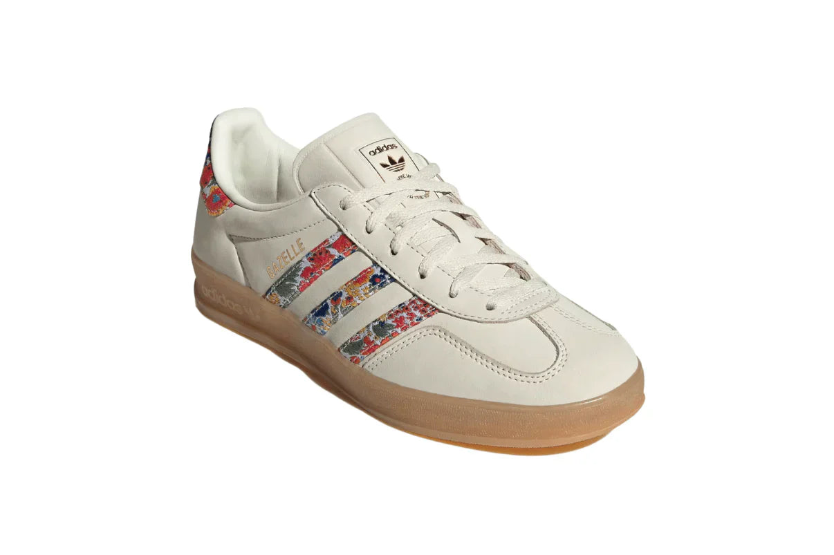 Adidas Gazelle Indoor Liberty London Floral Embroidery Stripes Multi-Color