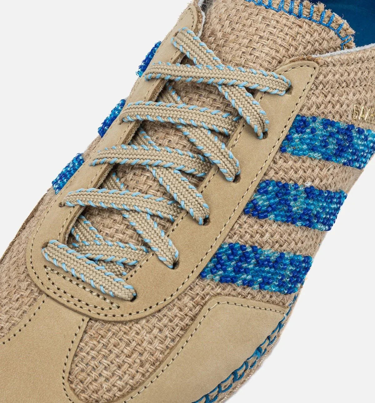 Adidas Gazelle x CLOT Linen Khaki Light Blue