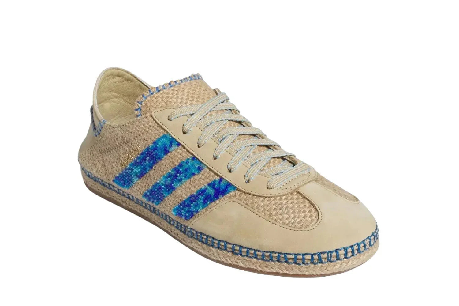 Adidas Gazelle x CLOT Linen Khaki Light Blue