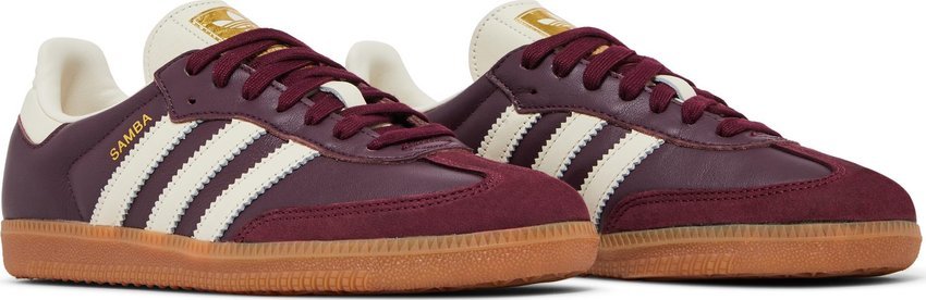 Adidas Samba Og Maroon Cream White