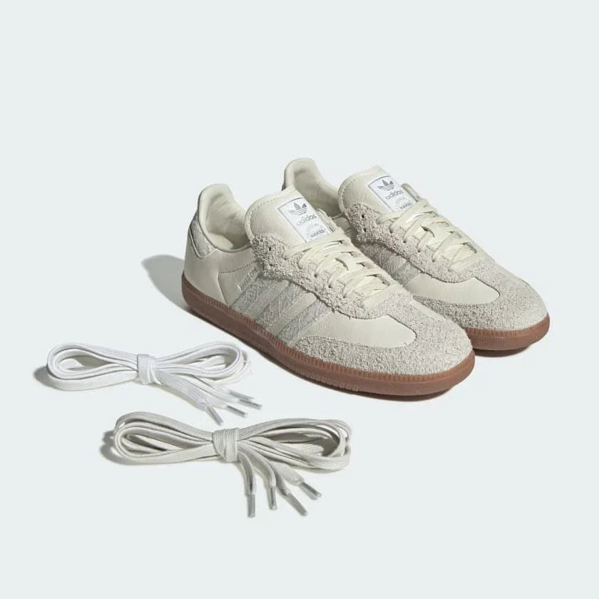 Adidas Samba Og x Naked Consortium Off White Crystal White