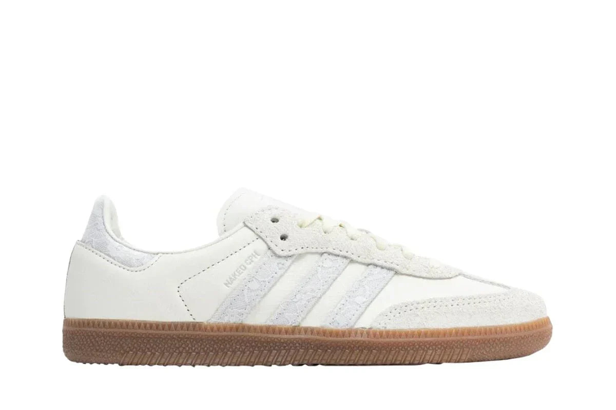 Adidas Samba Og x Naked Consortium Off White Crystal White Branco