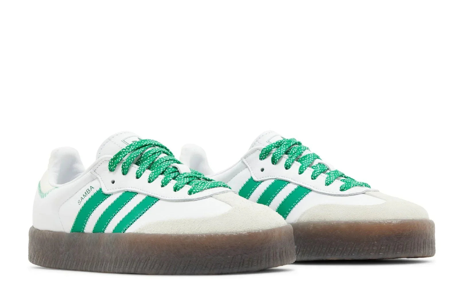 Adidas Sambae White Green Gum