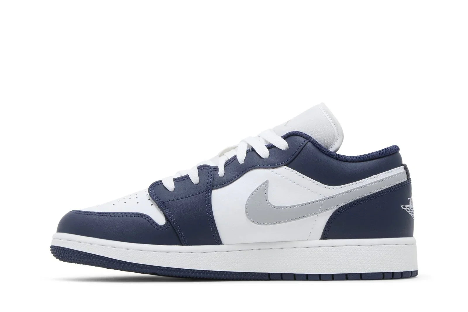Air Jordan 1 Low Midnight Navy Wolf Grey