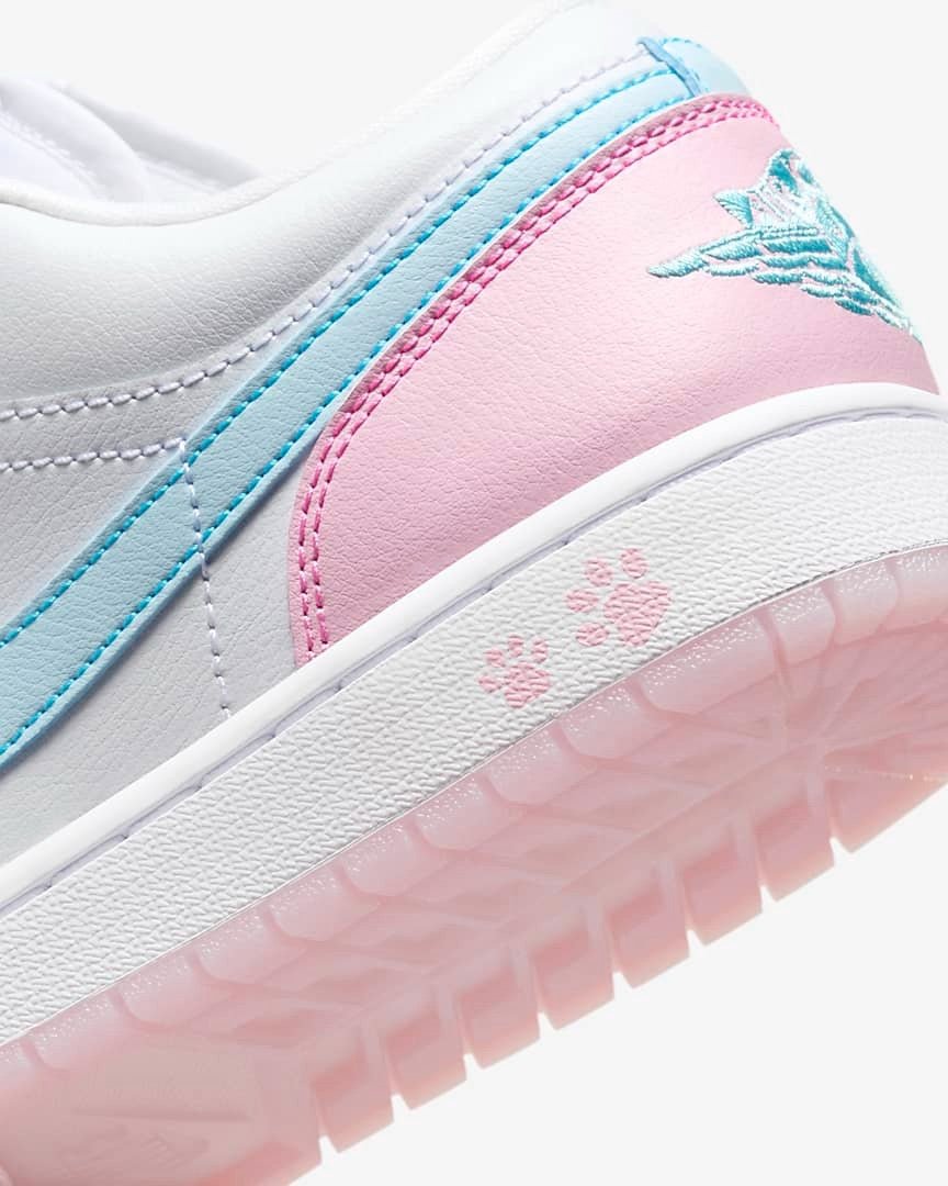 Air Jordan 1 Low Se Paw Print Pink Foam