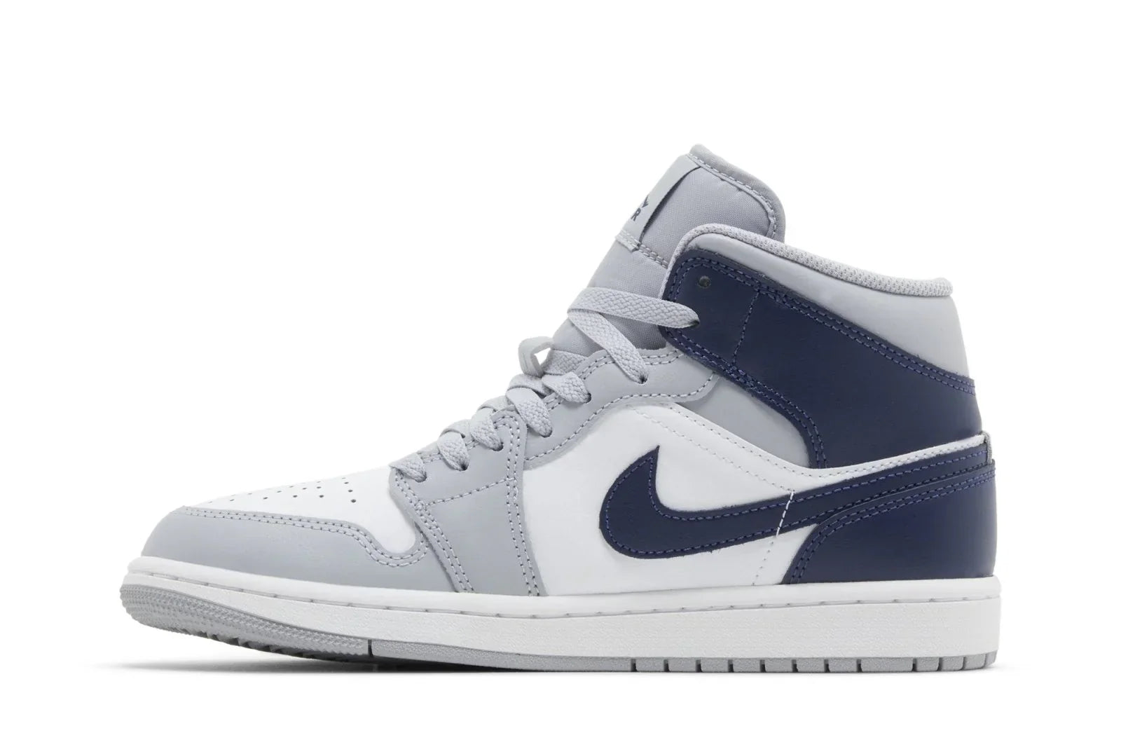 Air Jordan 1 Mid Wolf Grey Midnight Navy