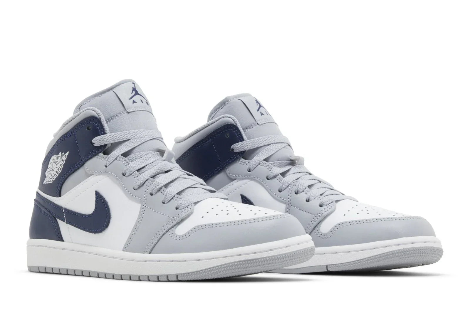 Air Jordan 1 Mid Wolf Grey Midnight Navy