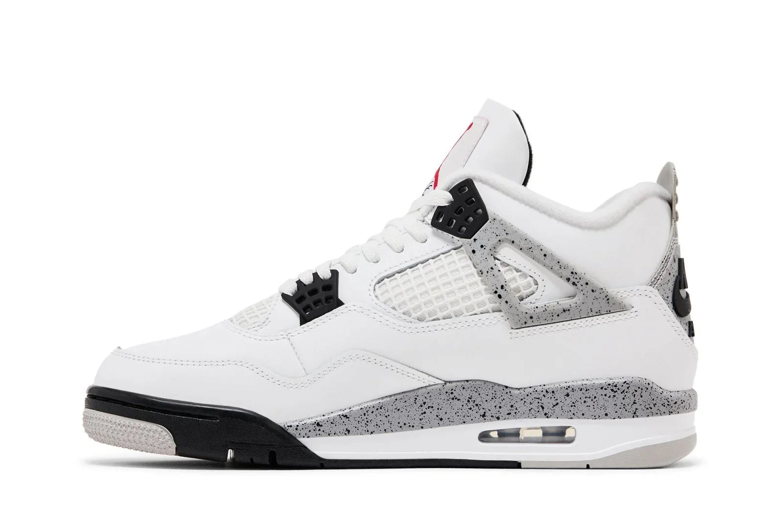 Air Jordan 4 Retro OG Nike White Cement Couro