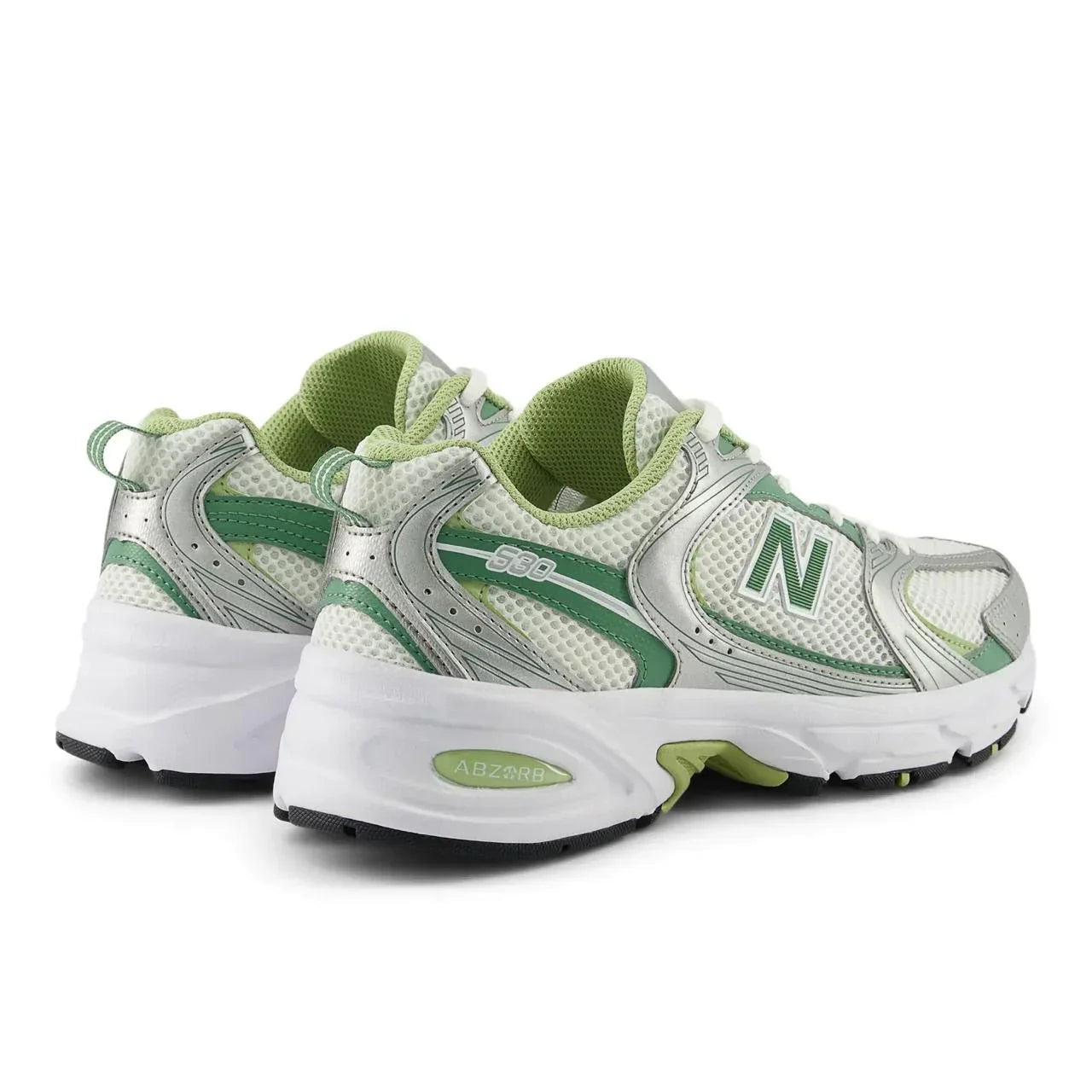 New Balance 530 White Green Matcha