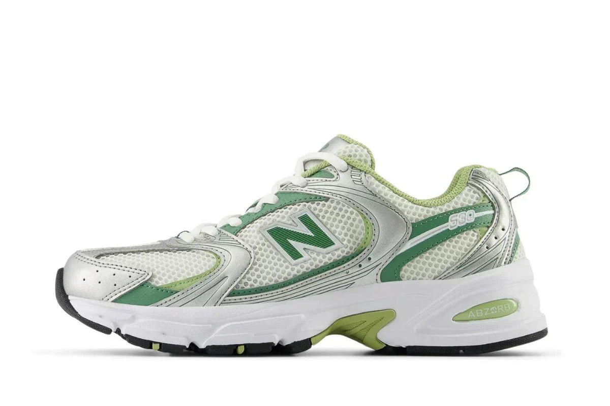 New Balance 530 White Green Matcha