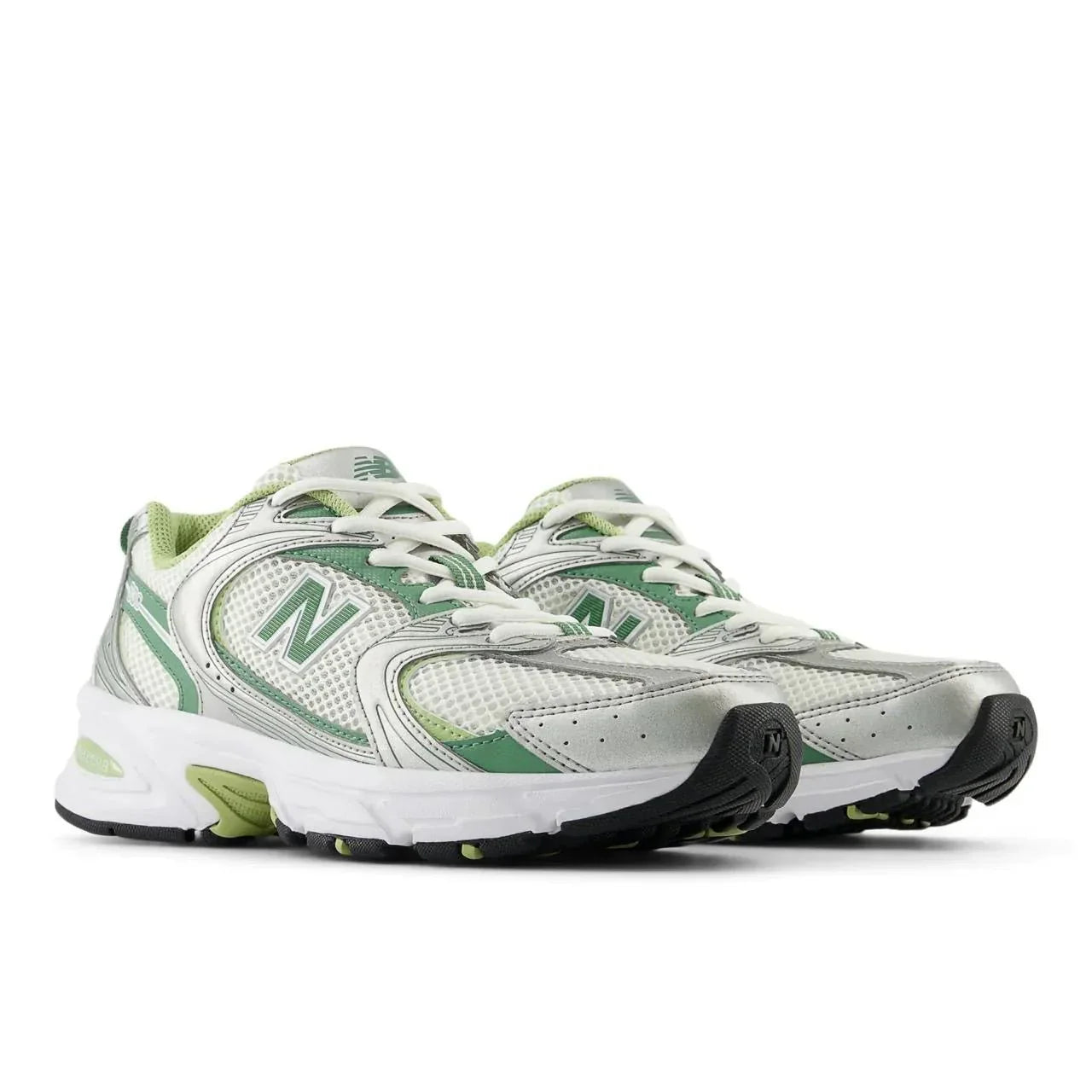 New Balance 530 White Green Matcha