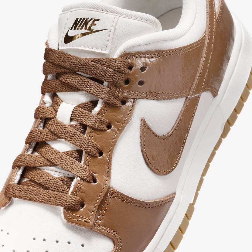 Nike Dunk Low Lx Brown Ostrich