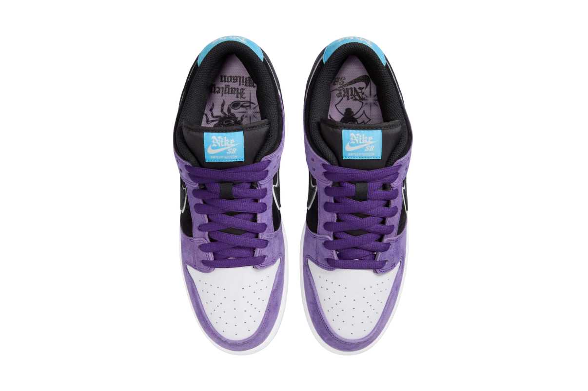 Nike SB Dunk Low Pro x Hayley Wilson Black and Court Purple