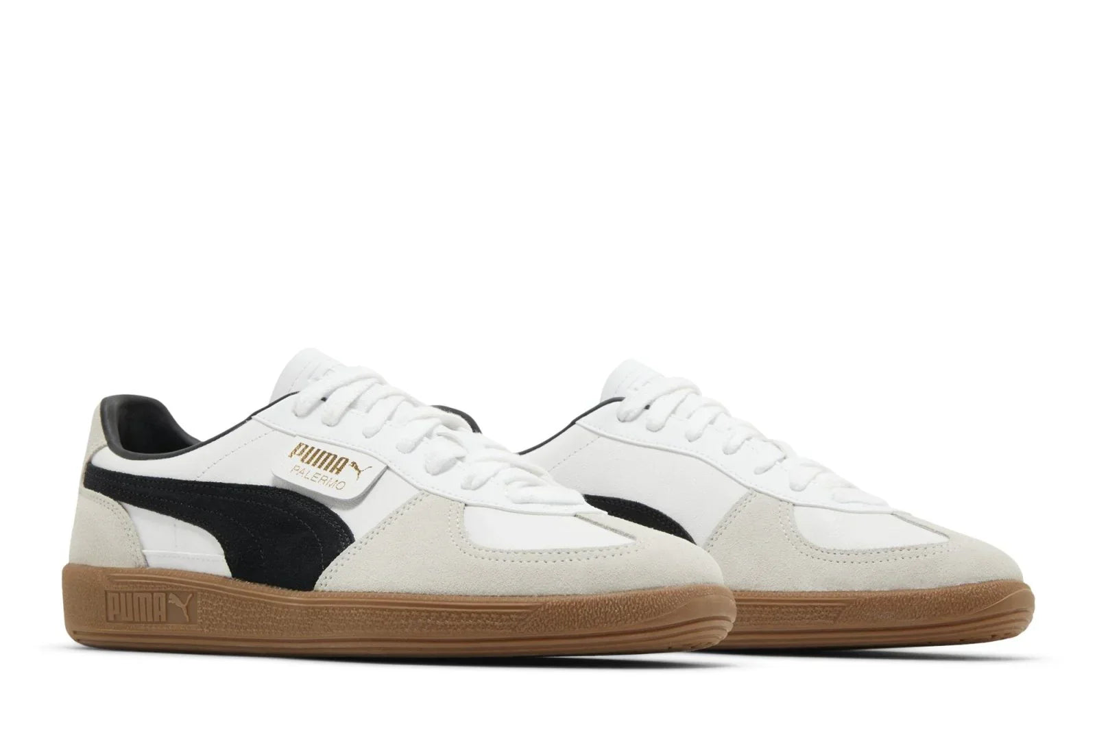 Puma Palermo Leather White Vapor Grey Gum